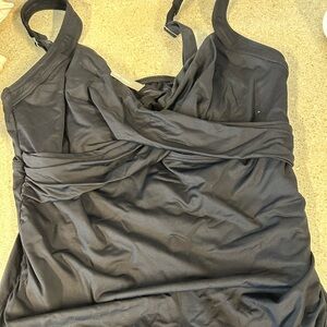 Lands End Tankini Top Size 14D